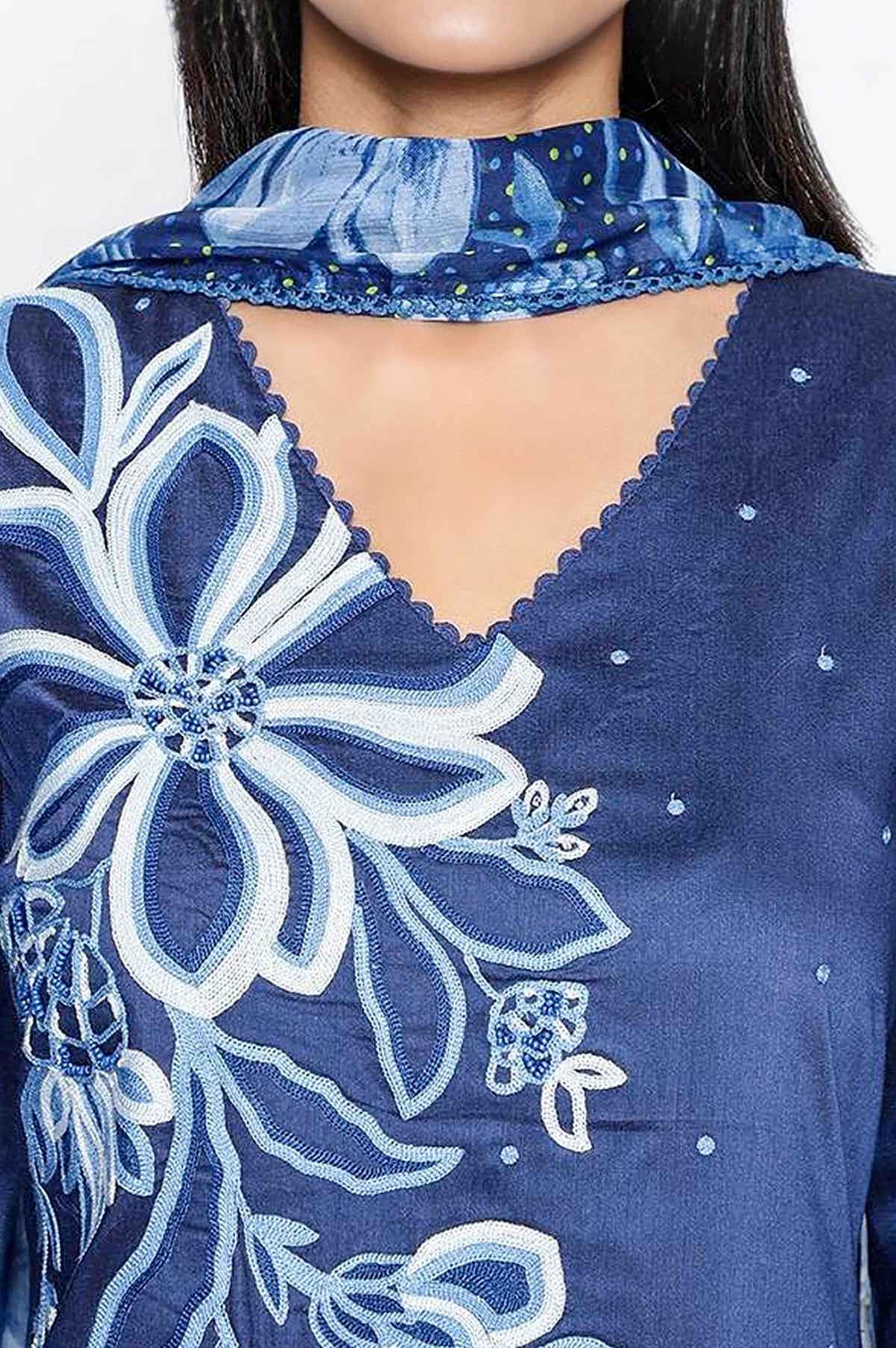 W Ladies Western Kurti 3Pcs Set Ws13002 223894