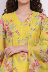 W Ladies Western Kurti 3Pcs Set Ws13054 125900