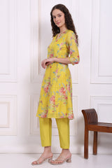 W Ladies Western Kurti 3Pcs Set Ws13054 125900