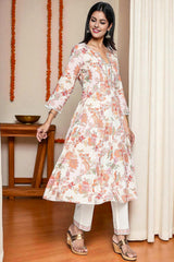 W Ladies Western Kurti 3Pcs Set Ws13089 126492
