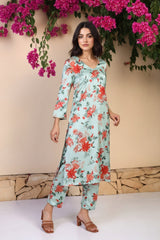 W Ladies Western Kurti 3Pcs Set Ws13208 126227