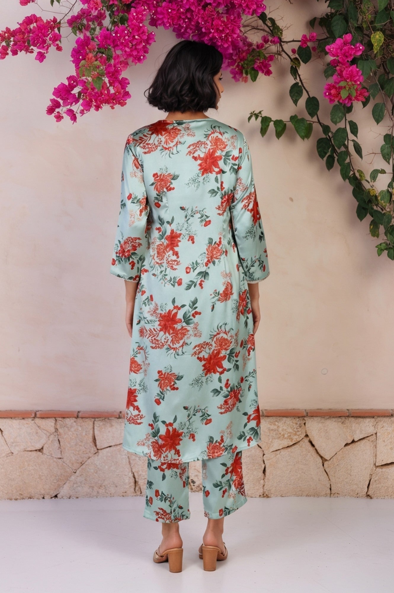 W Ladies Western Kurti 3Pcs Set Ws13208 126227