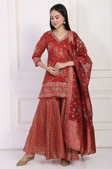 W Ladies Western W Kurti 3Pcs Set Ws13290 126813