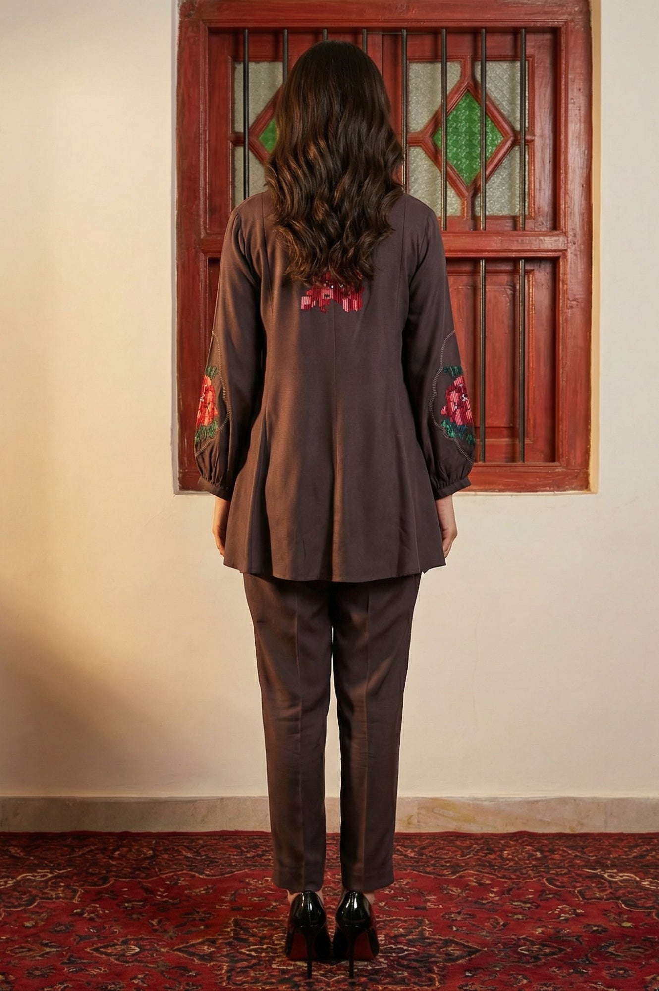 W Ladies Western W Kurti 3Pcs Set Ws13373 224514