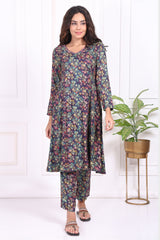 W Ladies Western W Kurti 3Pcs Set Ws13375 126790