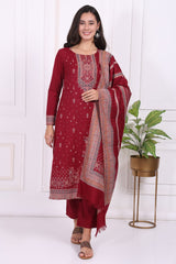 W Ladies Western W Kurti 3Pcs Set Ws13383 314582