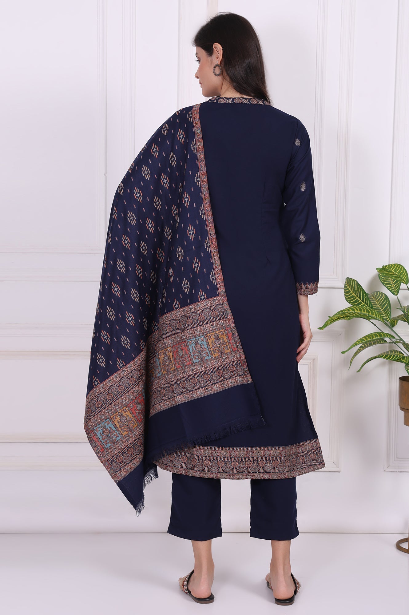 W Ladies Western W Kurti 3Pcs Set Ws13384 314580