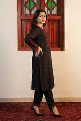 W Ladies Western W Kurti 3Pcs Set Ws13402 314371