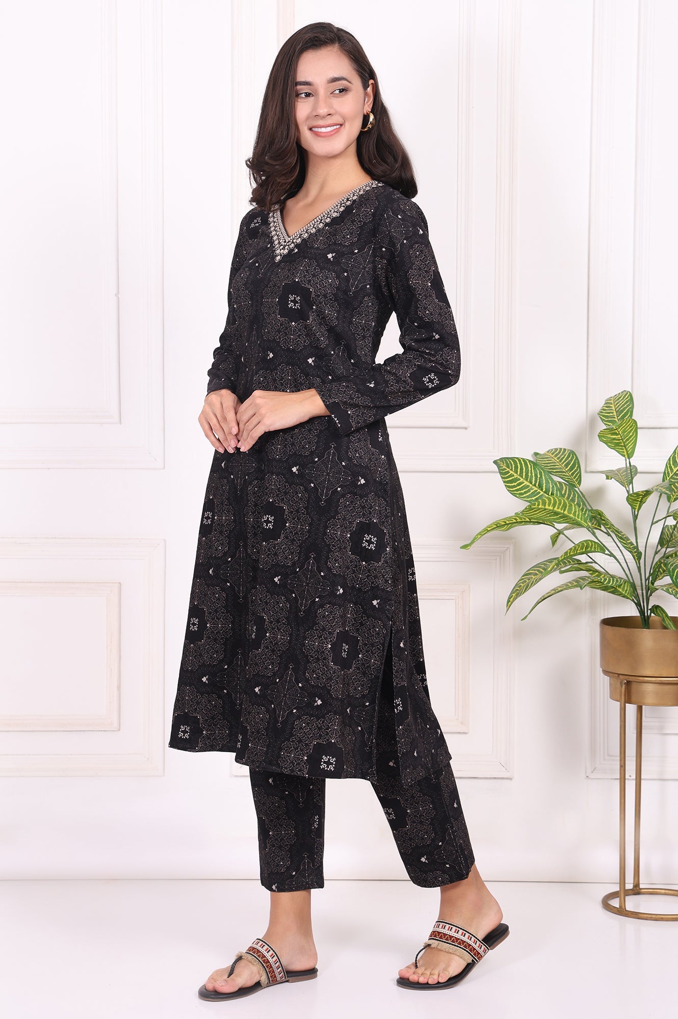 W Ladies Western W Kurti 3Pcs Set Ws13410 126801
