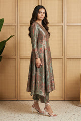W Ladies Western W Kurti 3Pcs Set Ws13436 126789