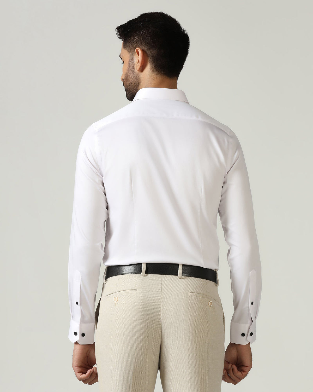 BLACKBERRY MENS FORMAL SHIRT F/S NL-P1-SAILOR WHITE