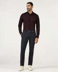 Blackberry Mens Formal Shirt F/S Nl-Tp-St-Keish Wine