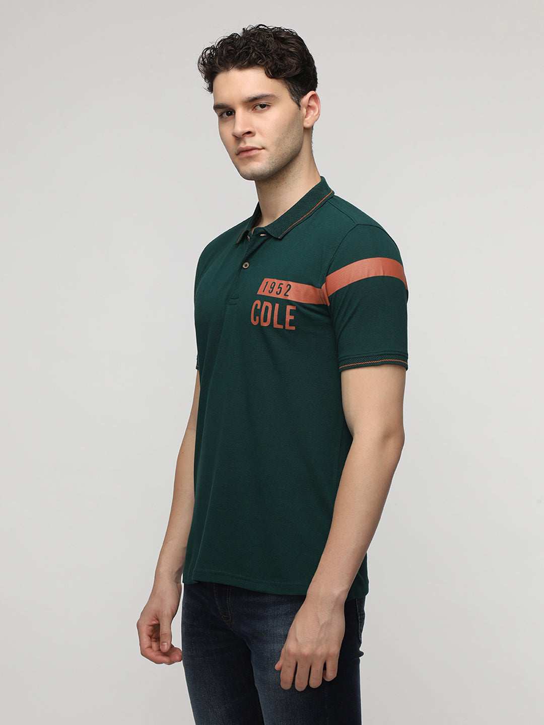 Crocodile Mens T-Shirt H/S Crfp224-205Mt Dark Green