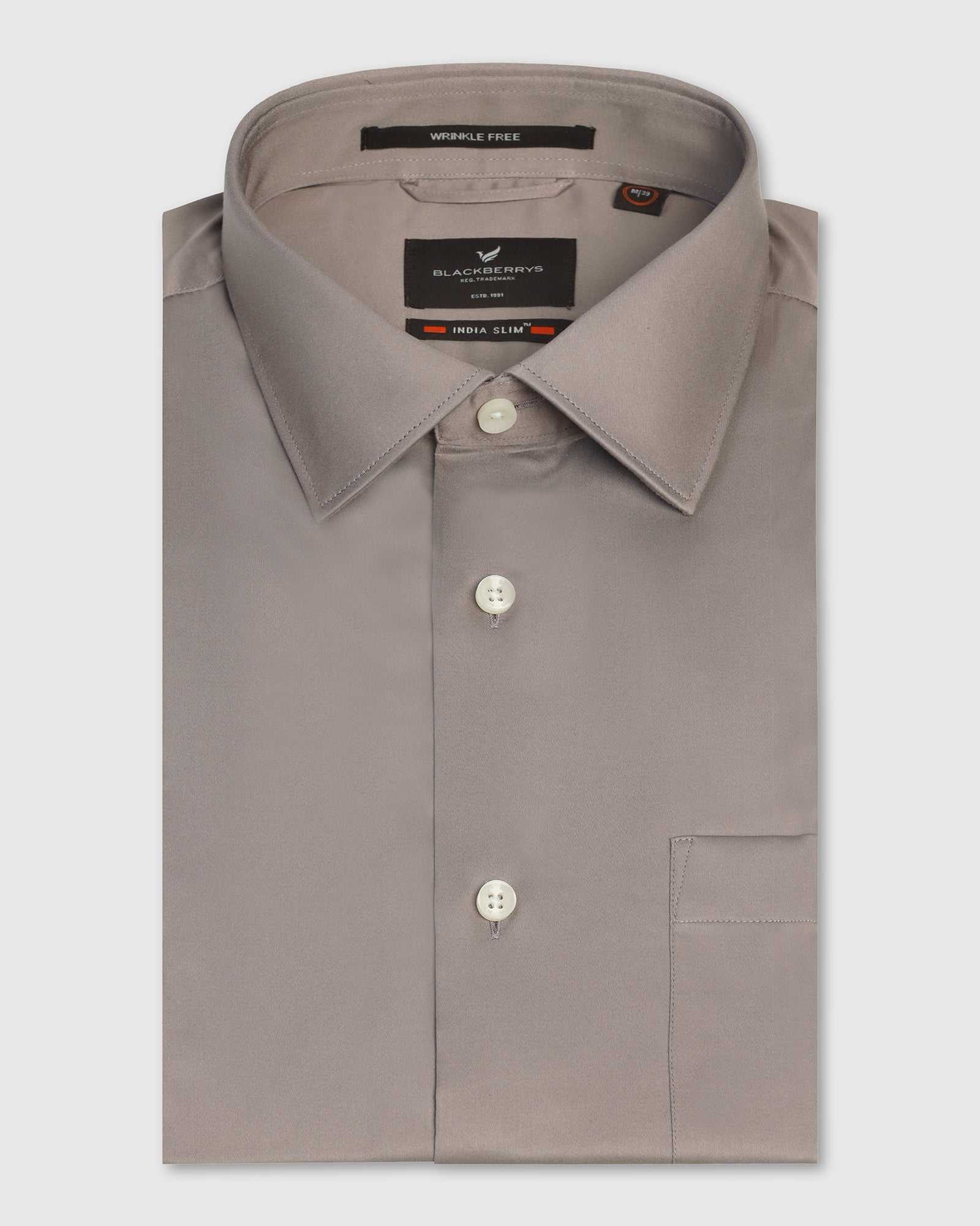 Blackberry Mens Formal Shirt F/S Bp-Bs-Do-Revolve Grey
