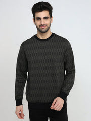 Parx Mens Sweat Shirt F/S Xmar00707-N8-82F Dark Green