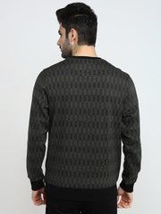 Parx Mens Sweat Shirt F/S Xmar00707-N8-82F Dark Green