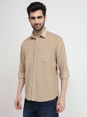 Parx Mens Casual Shirt F/S Xmss15059-H4-82F Medium Khaki