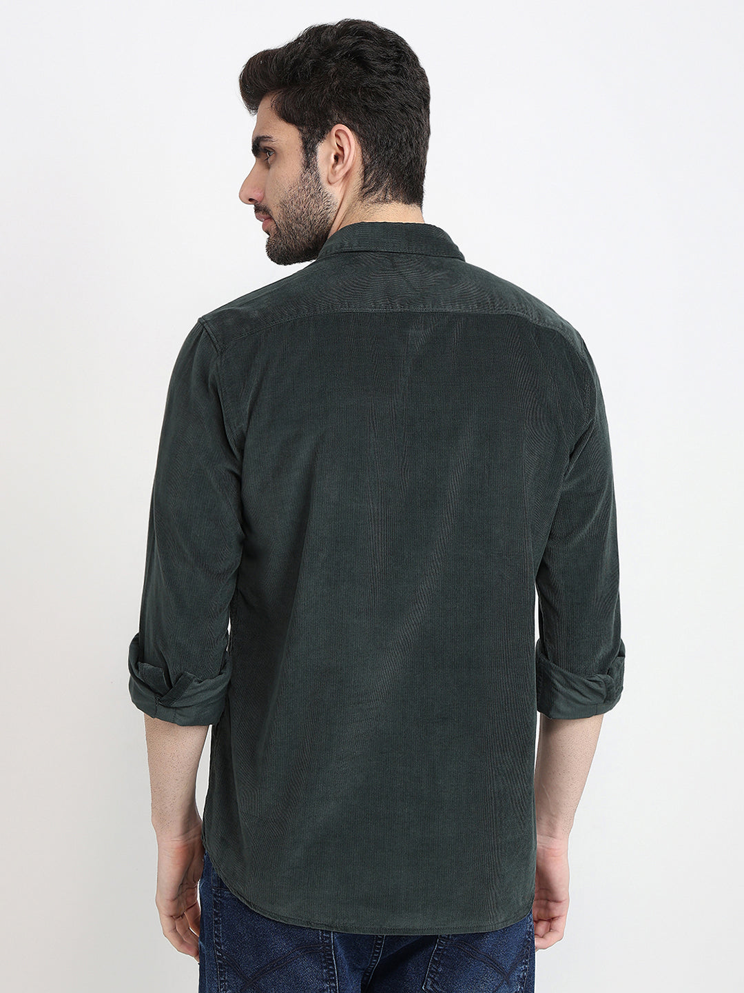Parx Mens Casual Shirt F/S Xmss15059-N4-82F Medium Green