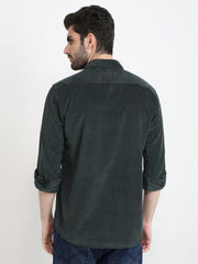 Parx Mens Casual Shirt F/S Xmss15059-N4-82F Medium Green