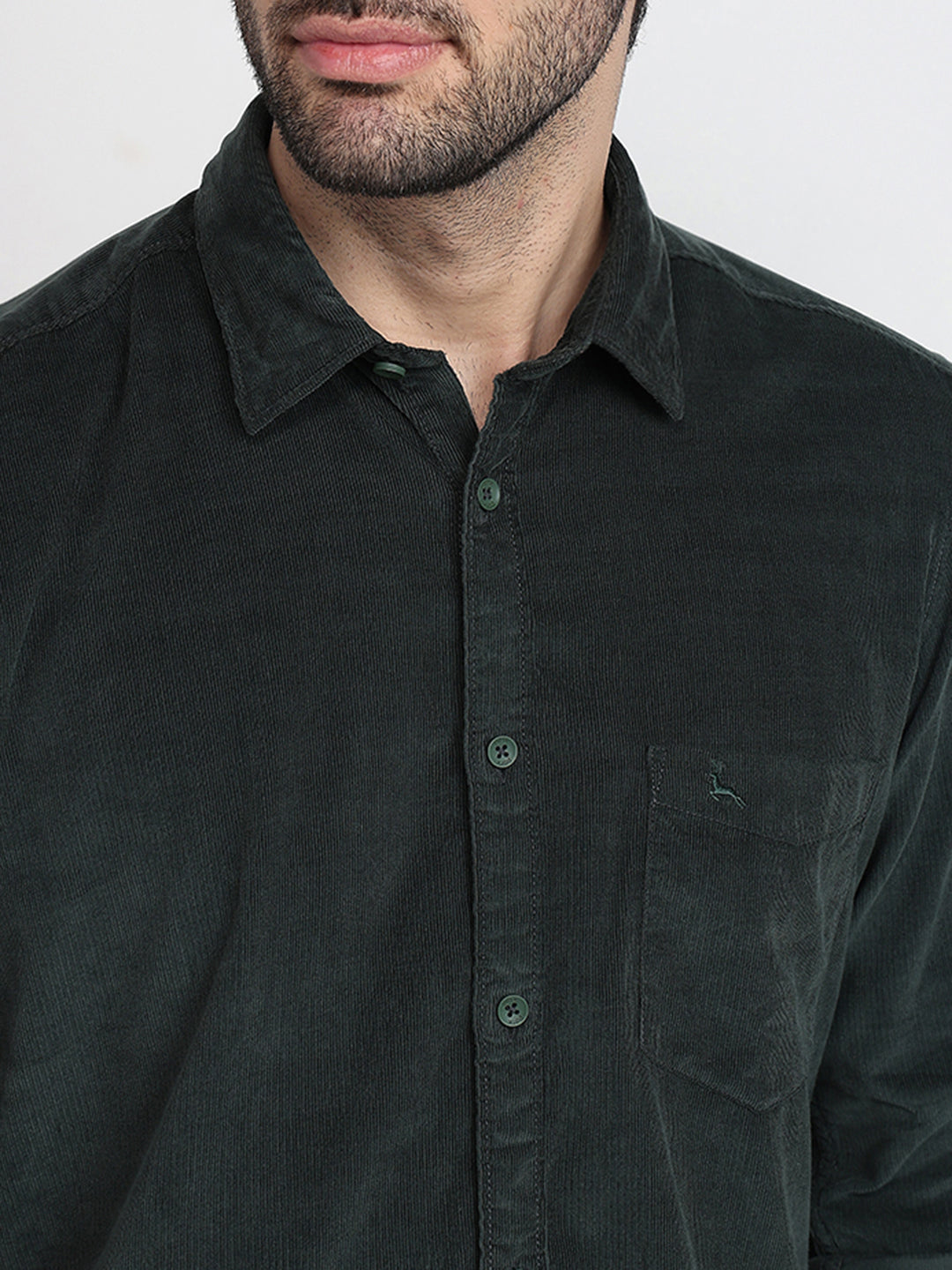 Parx Mens Casual Shirt F/S Xmss15059-N4-82F Medium Green