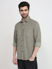 Parx Mens Casual Shirt F/S Xmss15072-N8-82F Dark Green