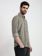 Parx Mens Casual Shirt F/S Xmss15072-N8-82F Dark Green