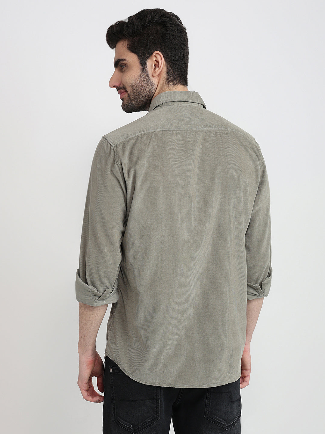 Parx Mens Casual Shirt F/S Xmss15072-N8-82F Dark Green