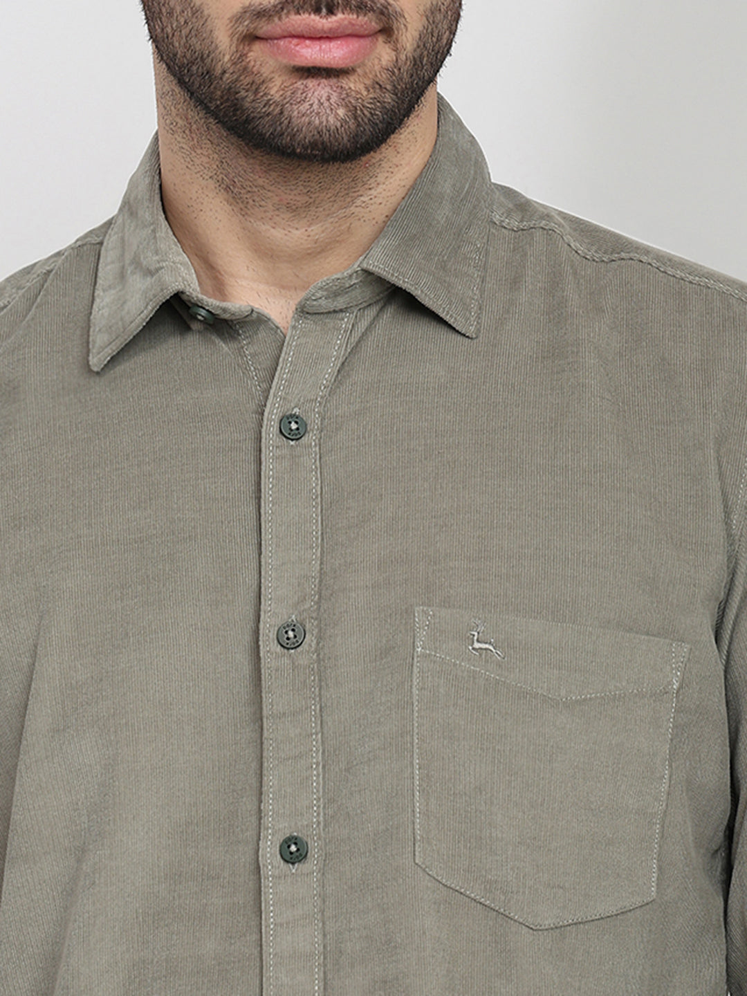 Parx Mens Casual Shirt F/S Xmss15072-N8-82F Dark Green