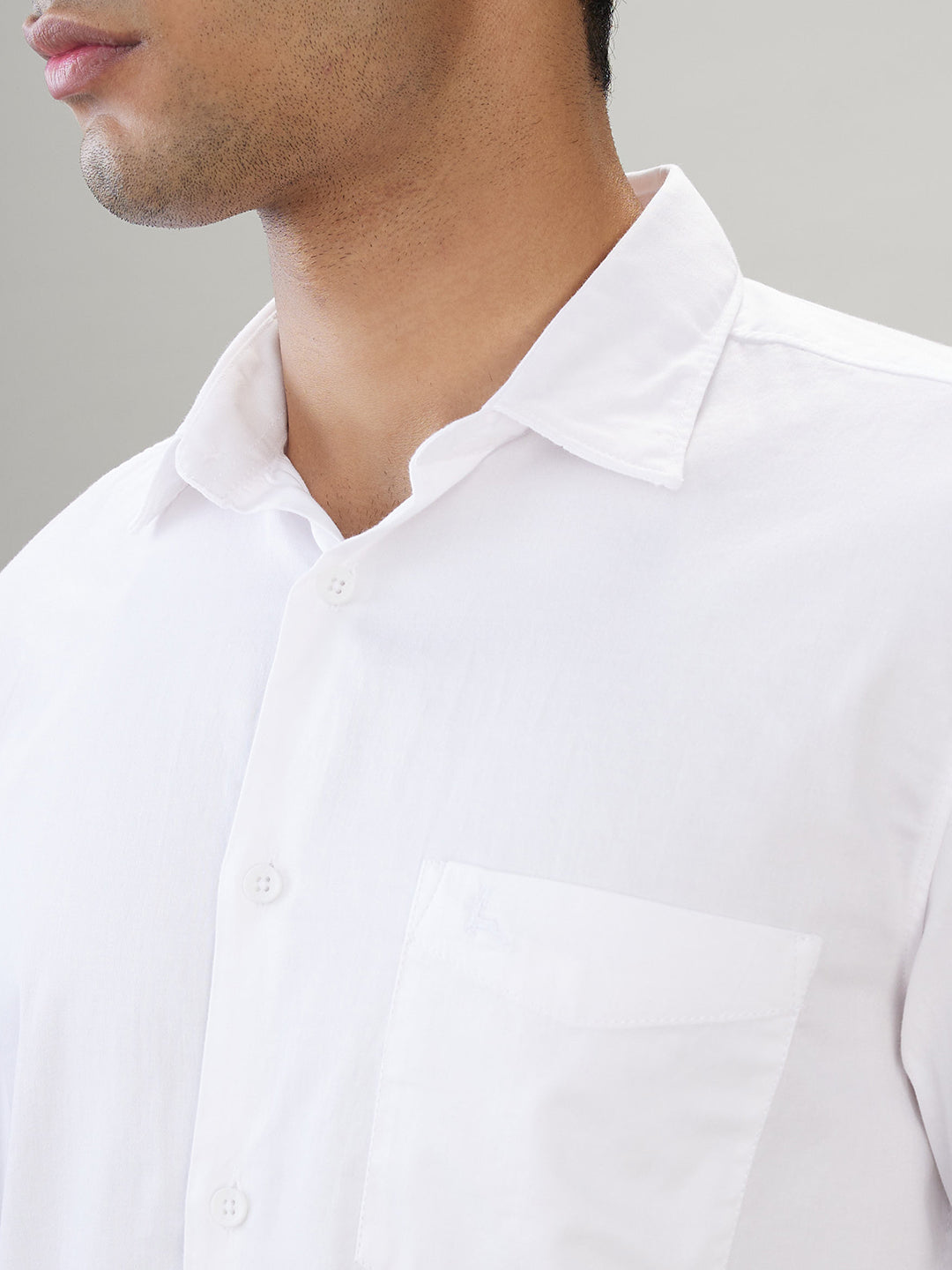 Parx Mens Casual Shirt F/S Xmss15422-W4-82F White
