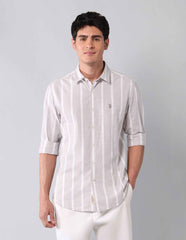 U.S.Polo Mens Casual Shirt H/S Udsht1688 Khaki