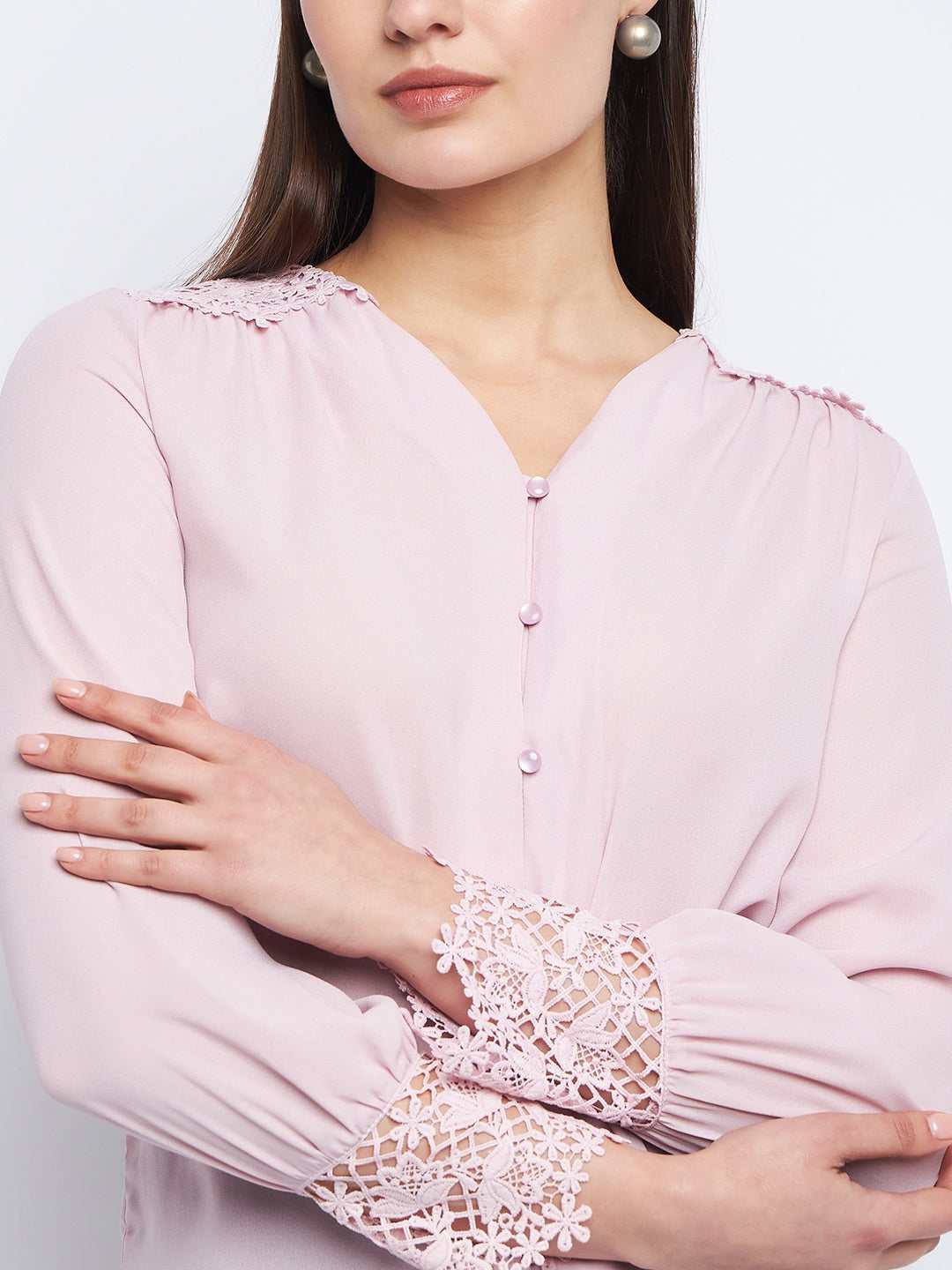Madame Ladies Western Top H/S M3S18515 271 Onion