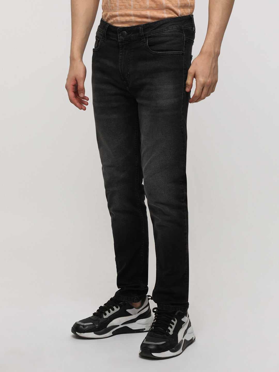 Crocodile Mens Jeans Crdn224-203Mt Black