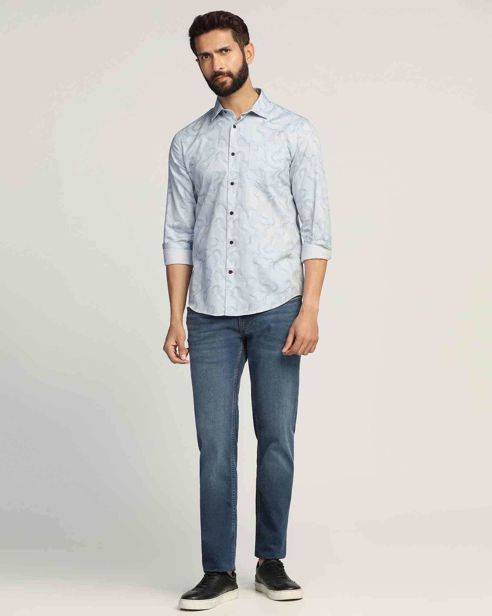 Blackberry Mens Formal Shirt F/S Bp-Bs-Do-Revolve Grey