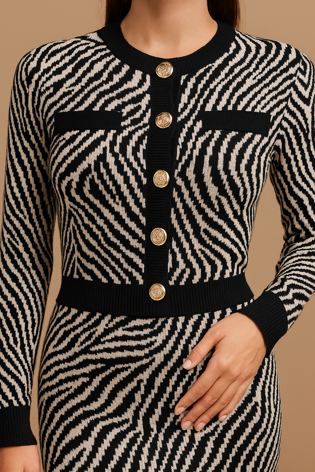 Lyte Club Ladies Western Midi O9137-808 Black