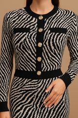 Lyte Club Ladies Western Midi O9137-808 Black