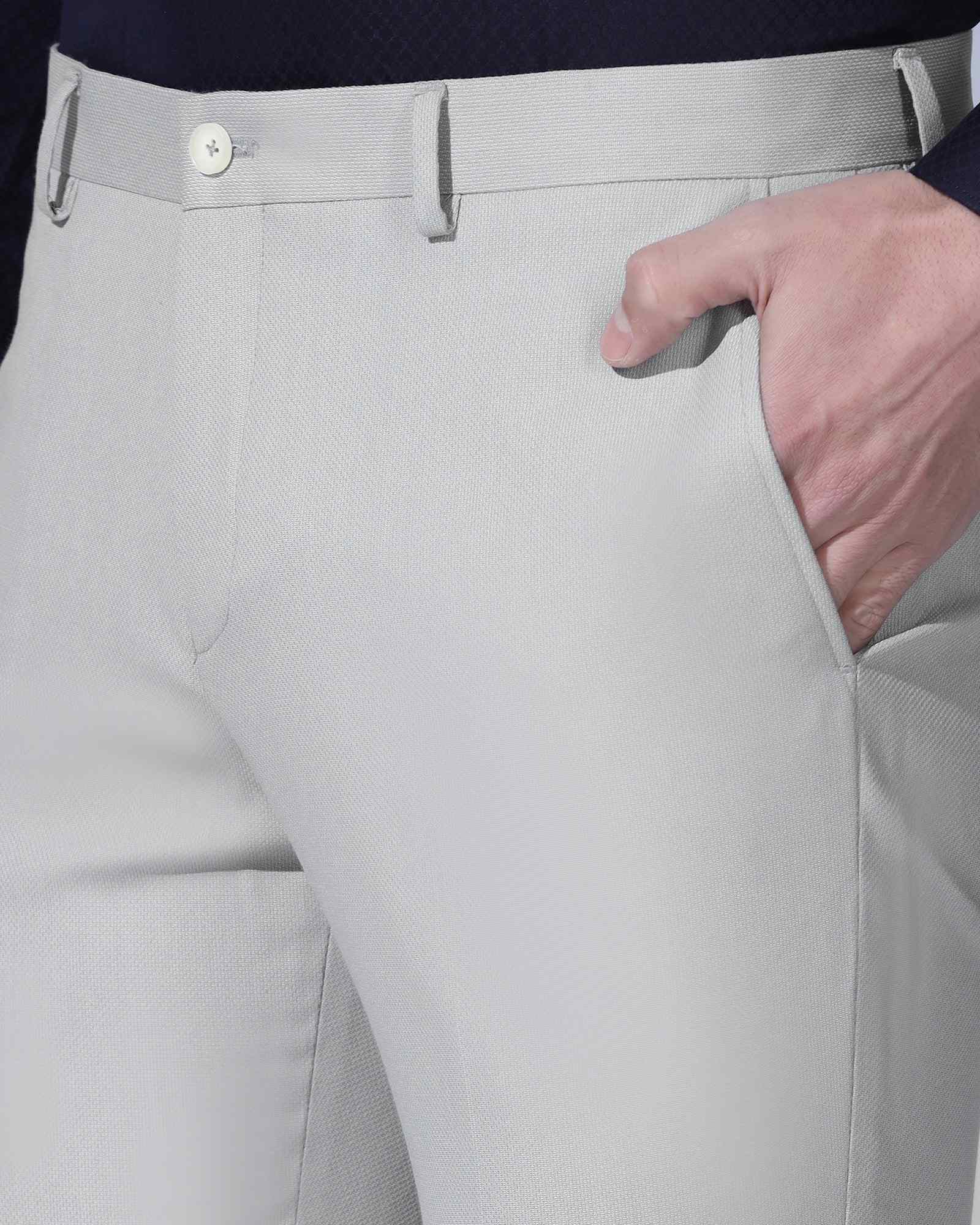 Blackberry Mens Formal Trouser Bp-Do-Coach Light Grey