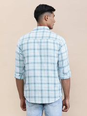 Crocodile Mens Casual Shirt F/S Crcs125-512Mt Turq