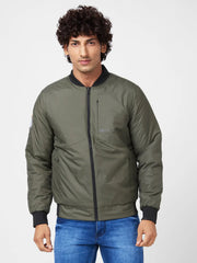 Spykar Mens Jacket F/S Mjkjhw2Bc031 Military Green