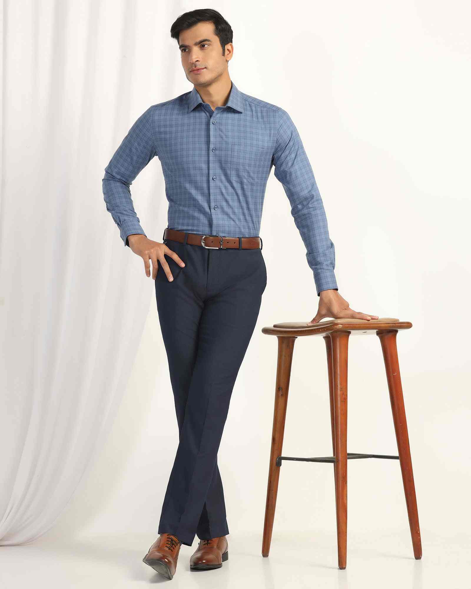 Blackberry Mens Formal Trouser Bp-Do-Coach Navy