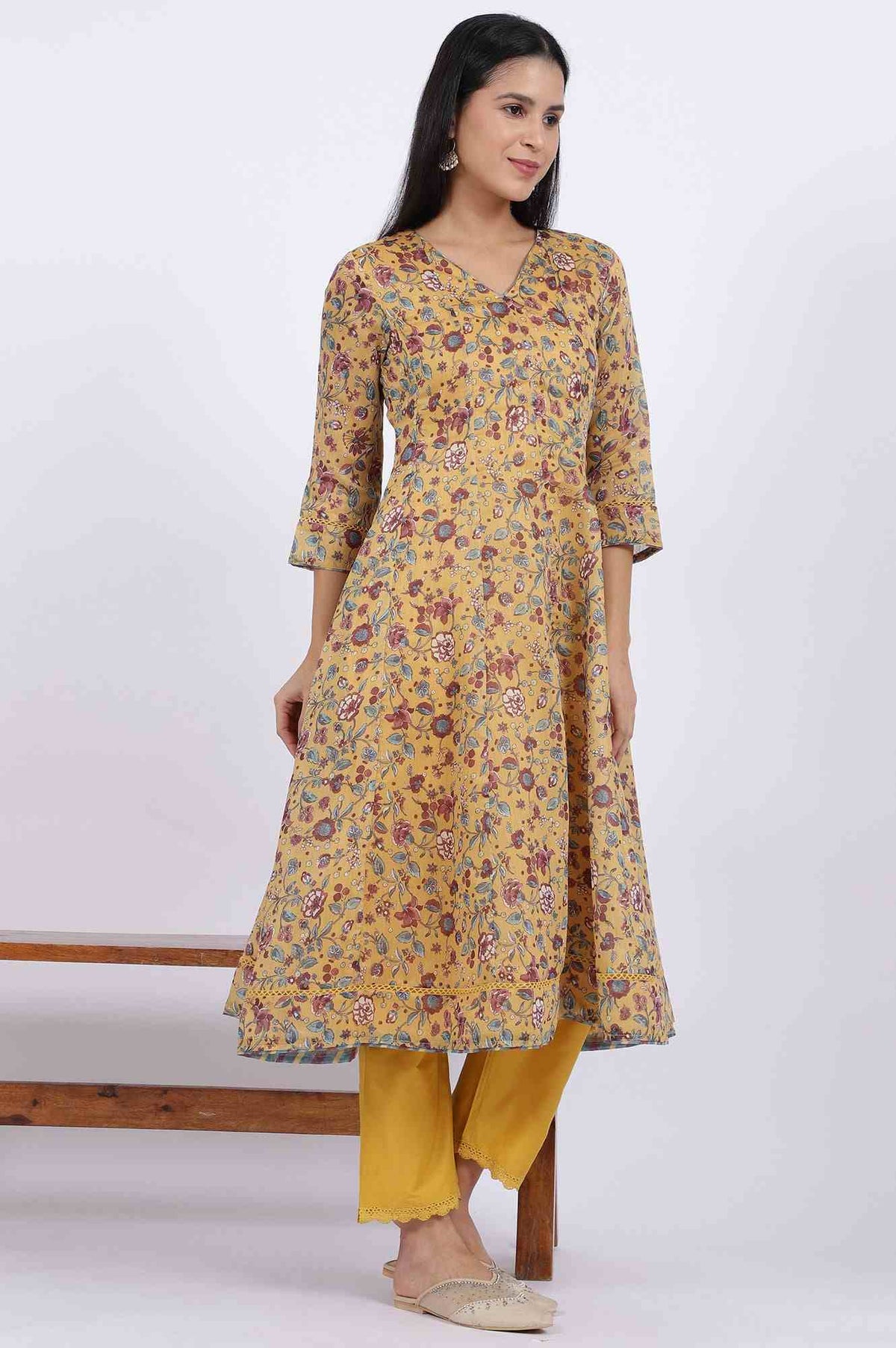 W Ladies Western Kurti 3Pcs Set Ws11611 124290