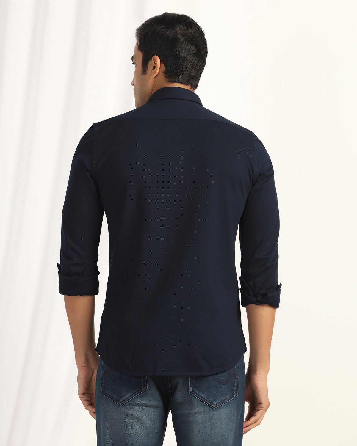Blackberry Mens Casual Shirt F/S Es-Kt-So-Pelantos Navy