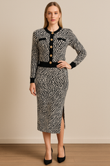 Lyte Club Ladies Western Midi O9137-808 Black