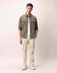 U.S.Polo Mens Casual Trouser Udtro0270 Stone
