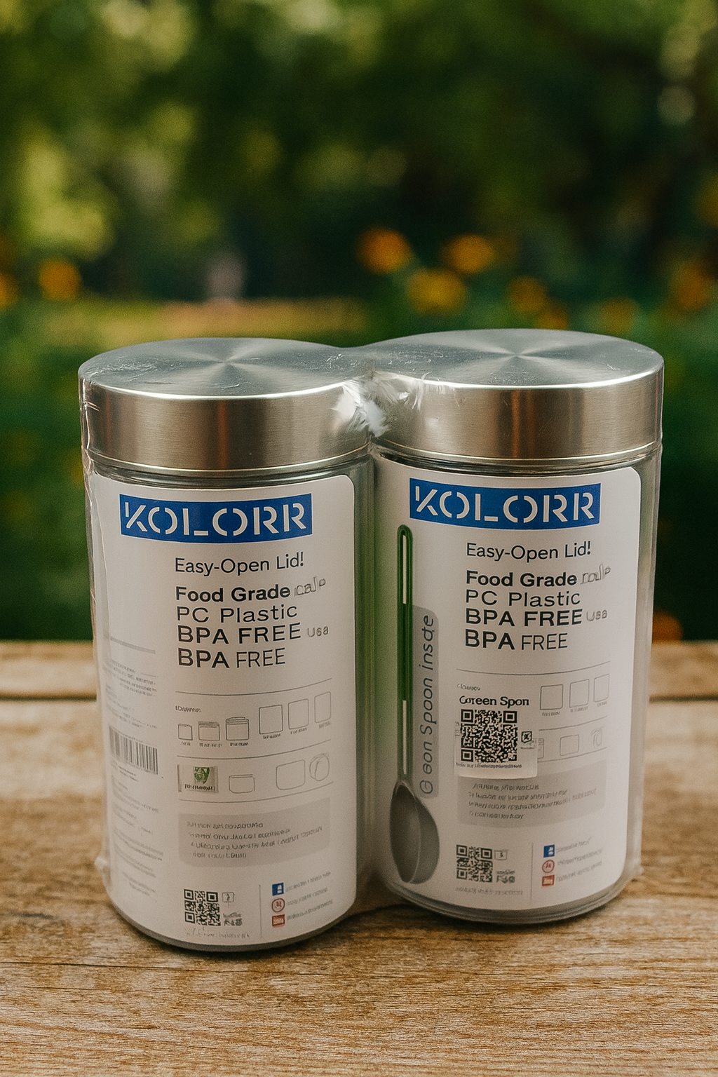Goyalsons Household Container Classic Jar 2 Pcs Set