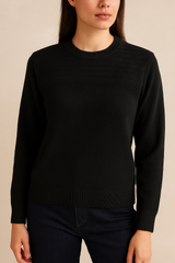 Lyte Club Ladies Western Top F/S O9748-2162 Black