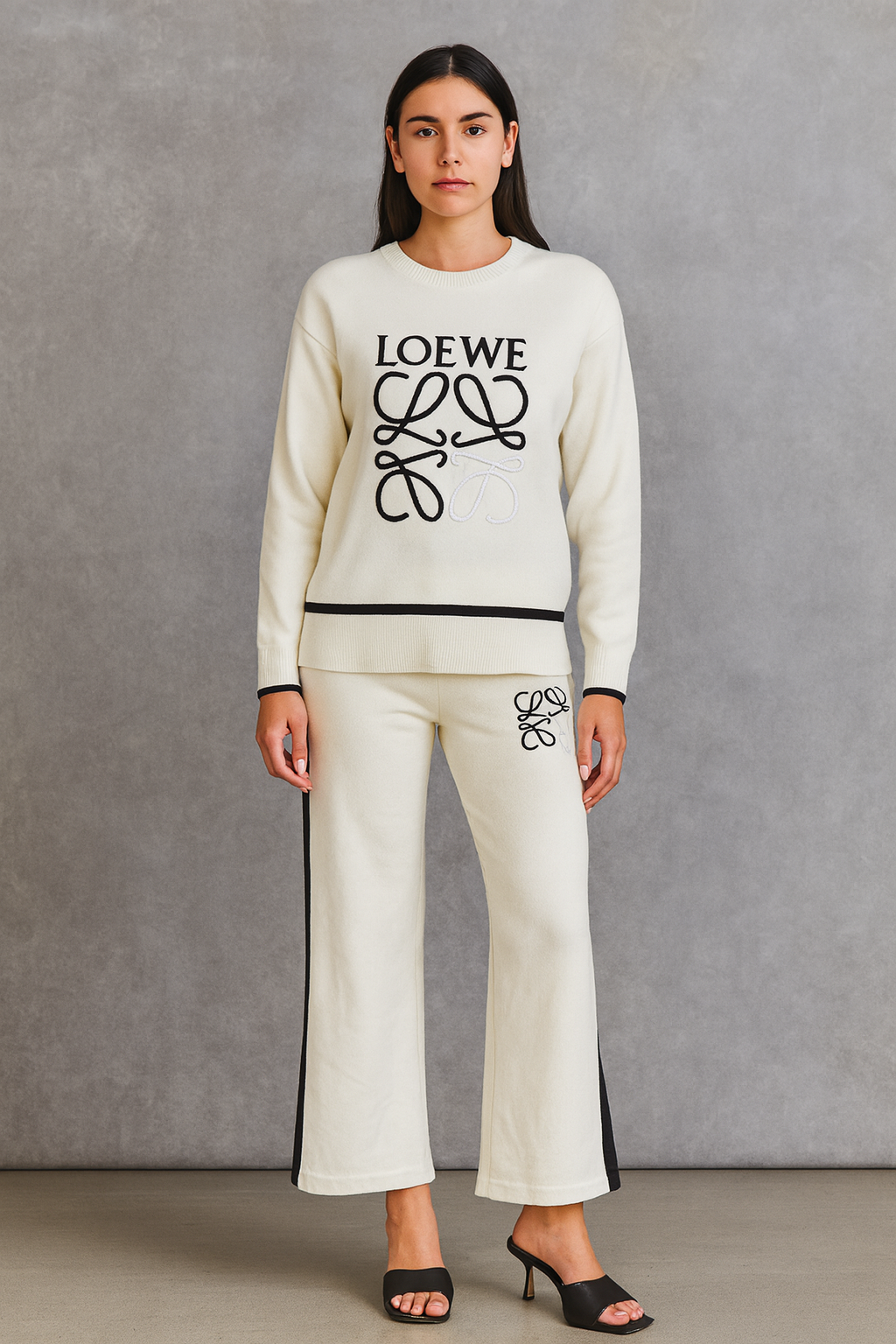 Lyte Club Ladies Western W Cord Set O1356-5798 White