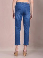 Crimsoune Club Ladies Western Jeans Blue