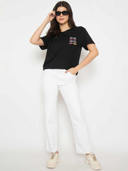 Madame Ladies Western Jeans M5S24121 040 White