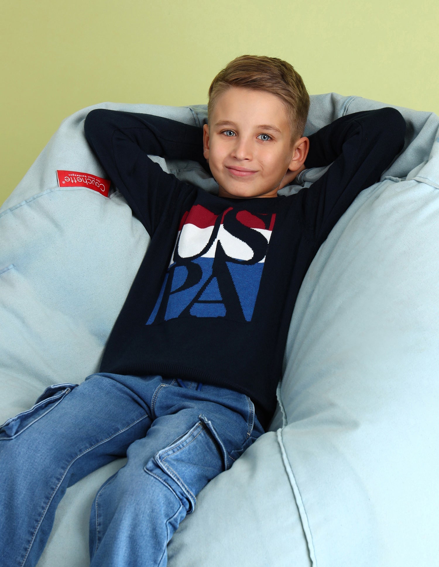 U.S.POLO KIDS BOYS PULLOVER UKSWE0115