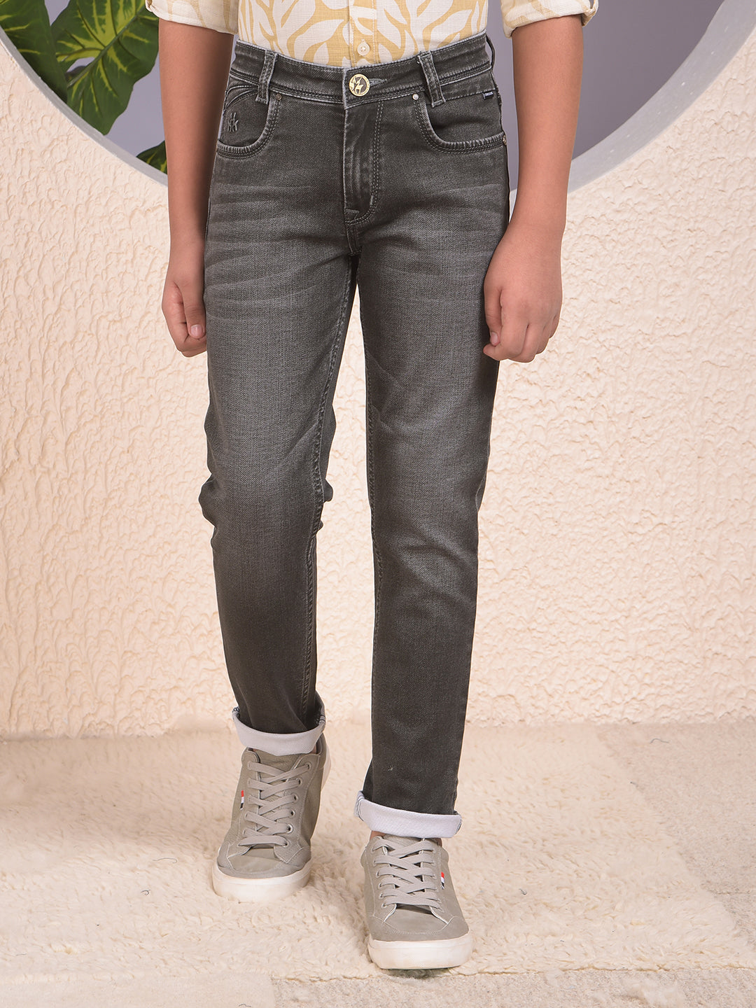CRIMSOUNE CLUB BOYS JEANS BMD14714 OLIVE